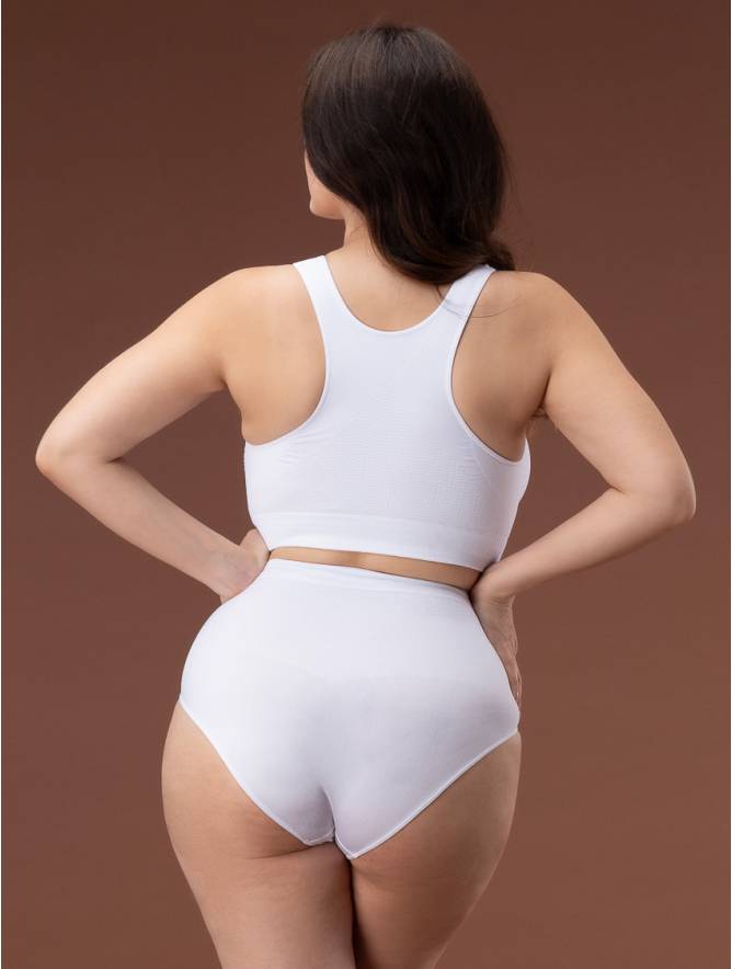 Luigi di Focenza SLIP DONNA CONTENITIVO MIDI BIANCO Convenienza
