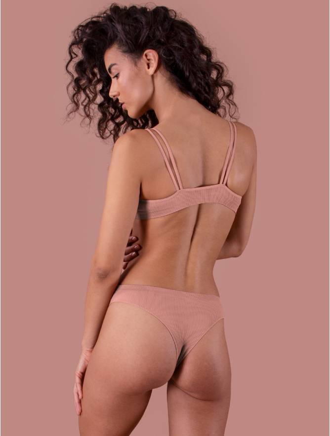 Luigi di Focenza BRASILIANA DONNA COSTINA RIB ROSA ANTICO Convenienza
