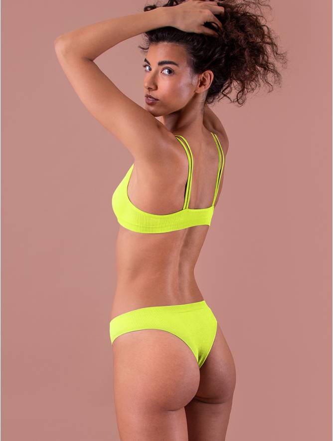 Luigi di Focenza BRASILIANA DONNA COSTINA RIB GIALLO FLUO' Online