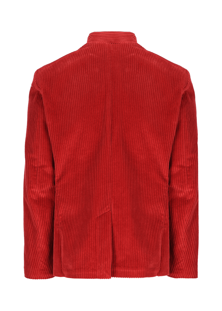 Luis Trenker Blazer in velluto a coste con colletto alla coreana Lusandretto Vendita Calda