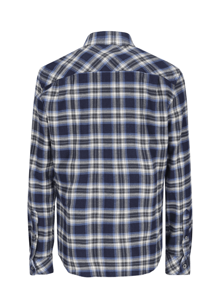 Luis Trenker Camicia a quadri con colletto alla coreana modello Lubernet Qualità Garantita