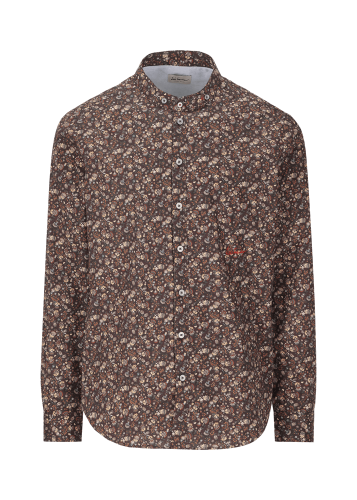 Luis Trenker Camicia con motivo floreale Lubernet Negozi Online