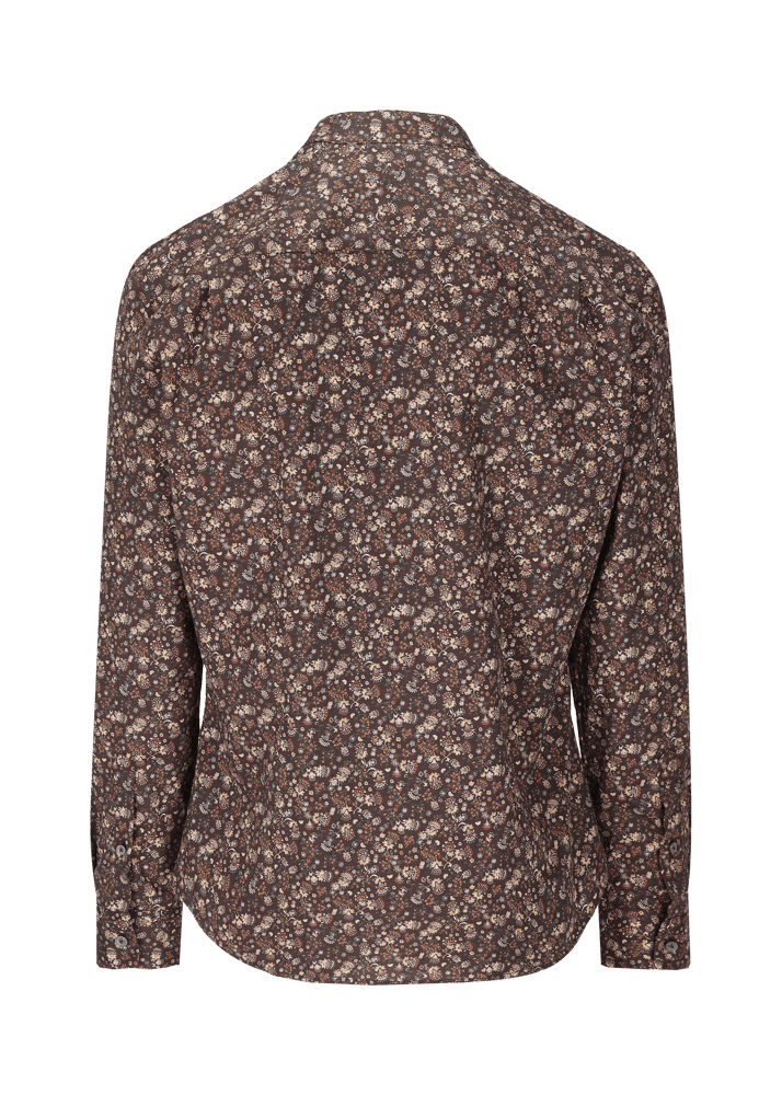 Luis Trenker Camicia con motivo floreale Lubernet Negozi Online