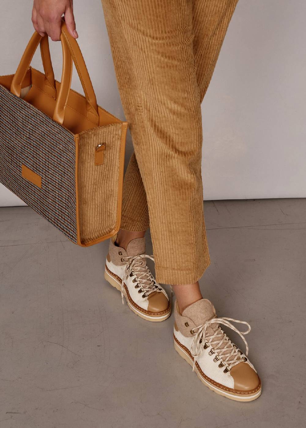 Luis Trenker Sneaker alta in materiale misto Lugioanna Nuovo