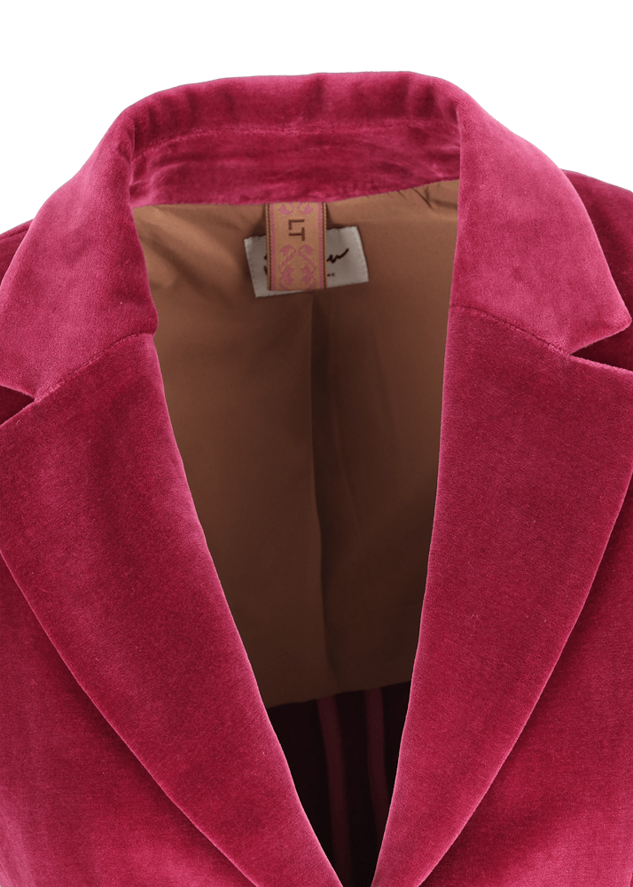 Luis Trenker Blazer in jersey di velluto Lurania Liquidazione