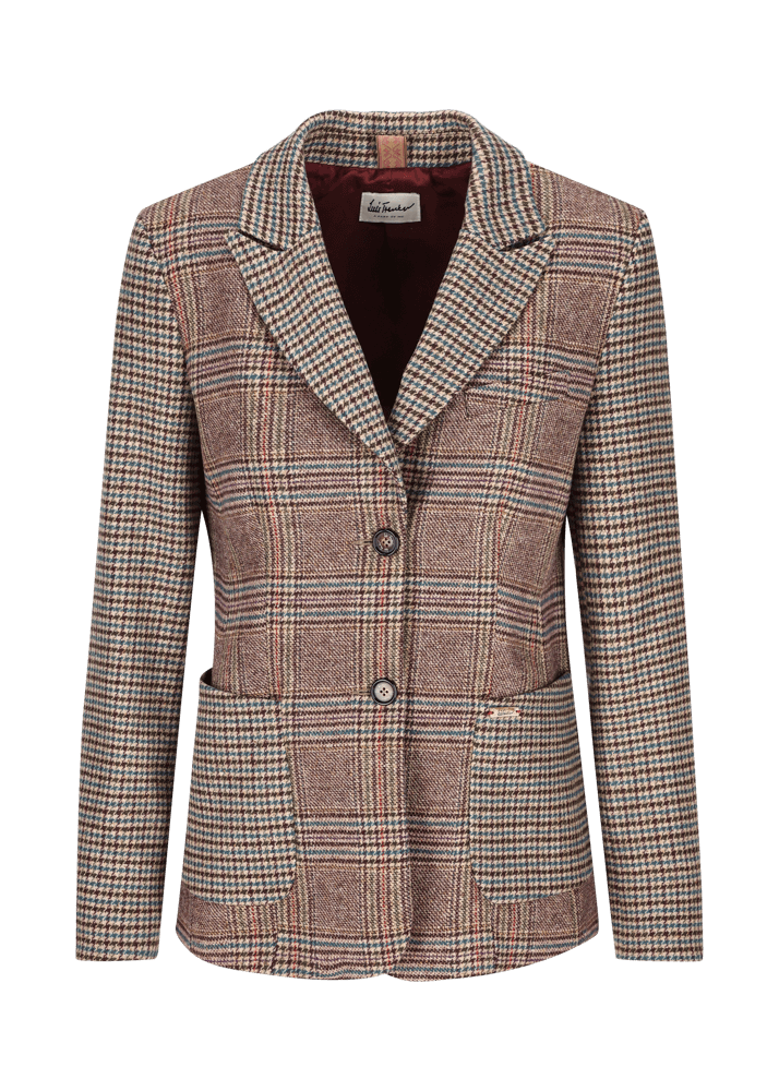 Luis Trenker Blazer con mix di fantasie Lurania Sottocosto