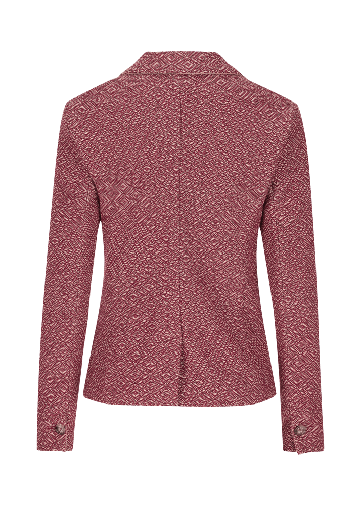 Luis Trenker Blazer in jersey con motivo Lurosella Vendita Calda