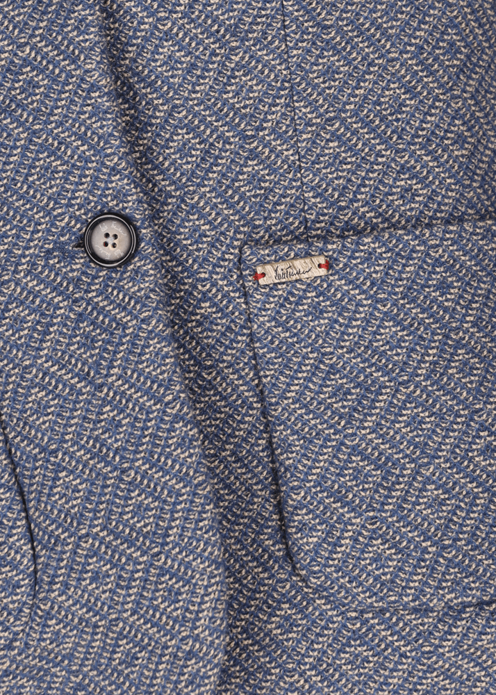 Luis Trenker Blazer in jersey con motivo Lurosella Vendita Economica