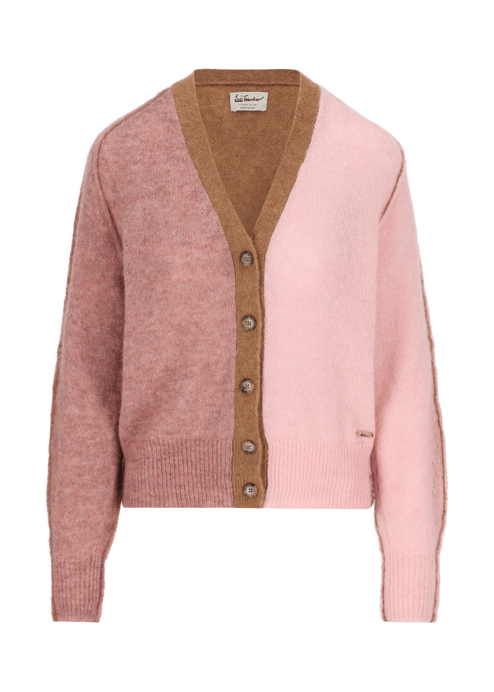 Luis Trenker Cardigan con effetto color block Luwadia Nuova