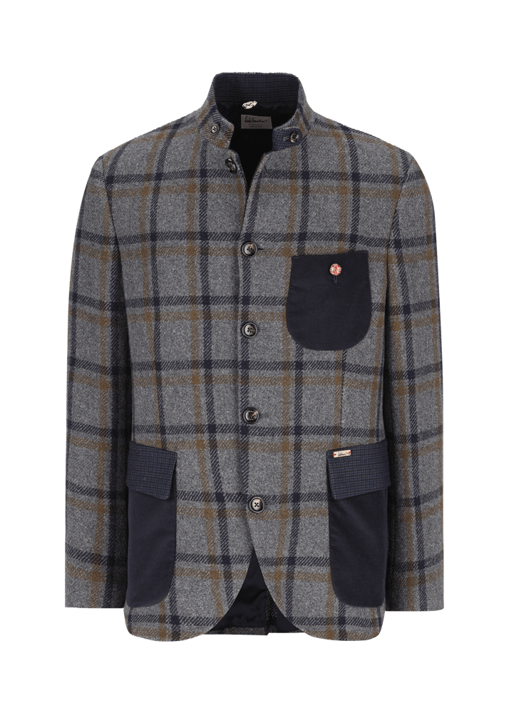 Luis Trenker Blazer a quadri in misto lana Lusandro Promozione