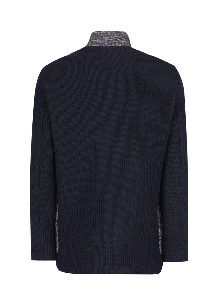 Luis Trenker Blazer lavorato a maglia in un mix di materiali Lusandro Spedizione Gratuita