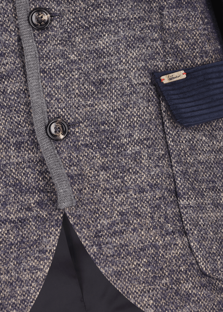 Luis Trenker Blazer lavorato a maglia in un mix di materiali Lusandro Spedizione Gratuita