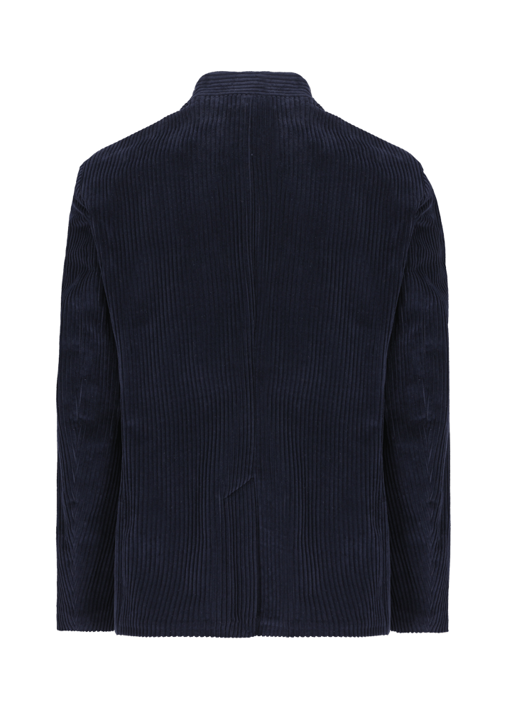 Luis Trenker Blazer in velluto a coste con colletto alla coreana Lusandretto Pezzi Unici