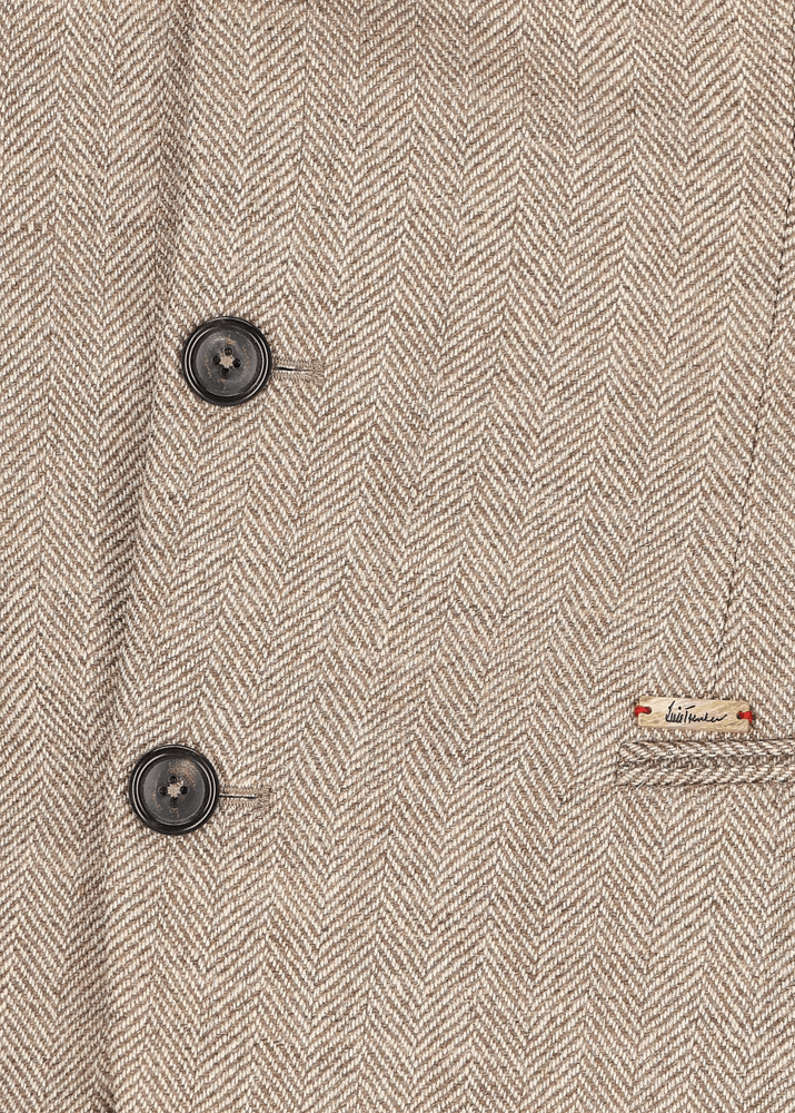 Luis Trenker Blazer con motivo a spina di pesce Lusandretto Negozi Online