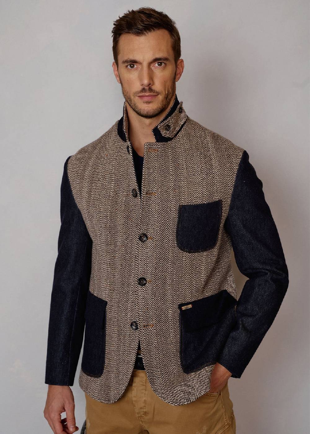 Luis Trenker Blazer realizzato in un mix di materiali Lurobert Promozione Limitata