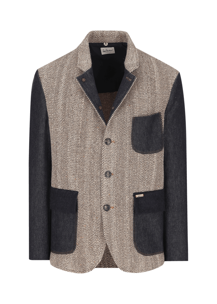 Luis Trenker Blazer realizzato in un mix di materiali Lurobert Promozione Limitata
