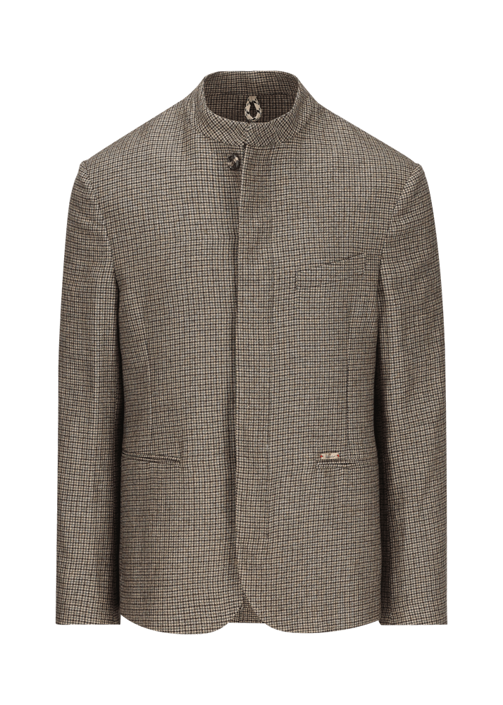 Luis Trenker Blazer con motivo pied-de-poule Lupatrick Shopping Online