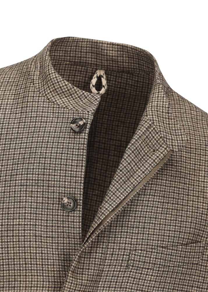 Luis Trenker Blazer con motivo pied-de-poule Lupatrick Shopping Online