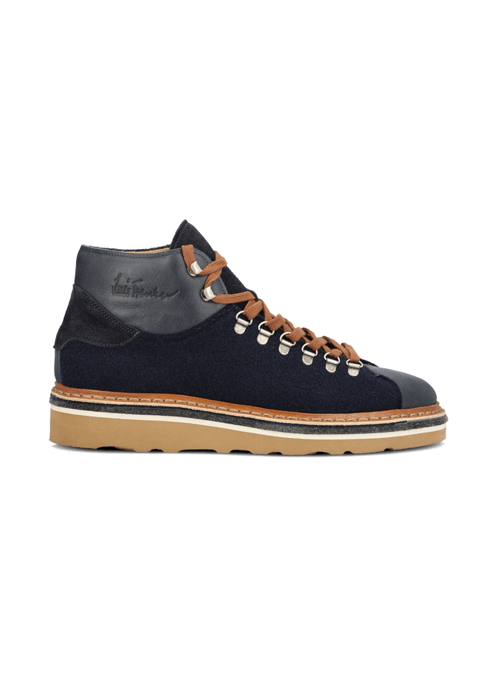 Luis Trenker Sneaker in pelle e feltro Lugionata Moda