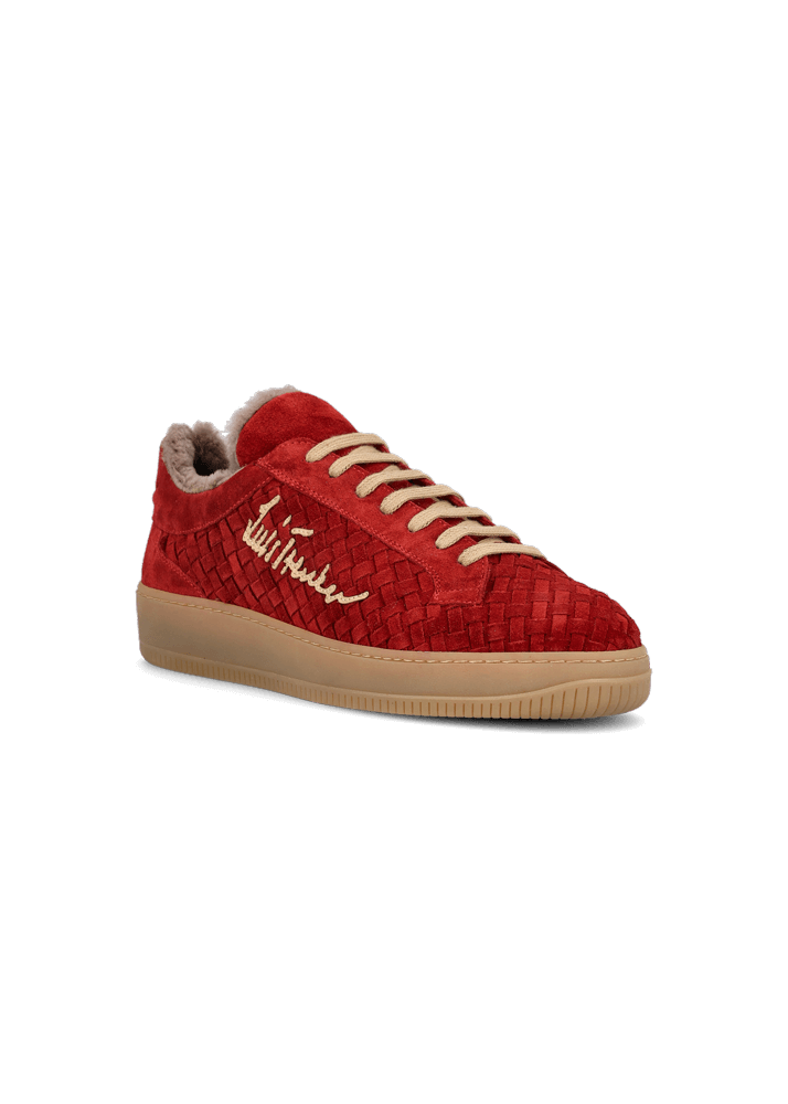 Luis Trenker Sneaker in pelle scamosciata intrecciata Lupintros Italy