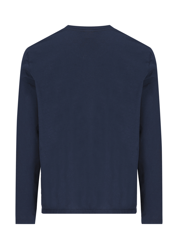 Luis Trenker Maglia a maniche lunghe con scritta Bergfreund Qualità Garantita