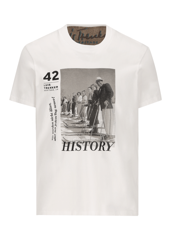 Luis Trenker T-shirt con motivo Heritage modello Luluis Fino Al -60%