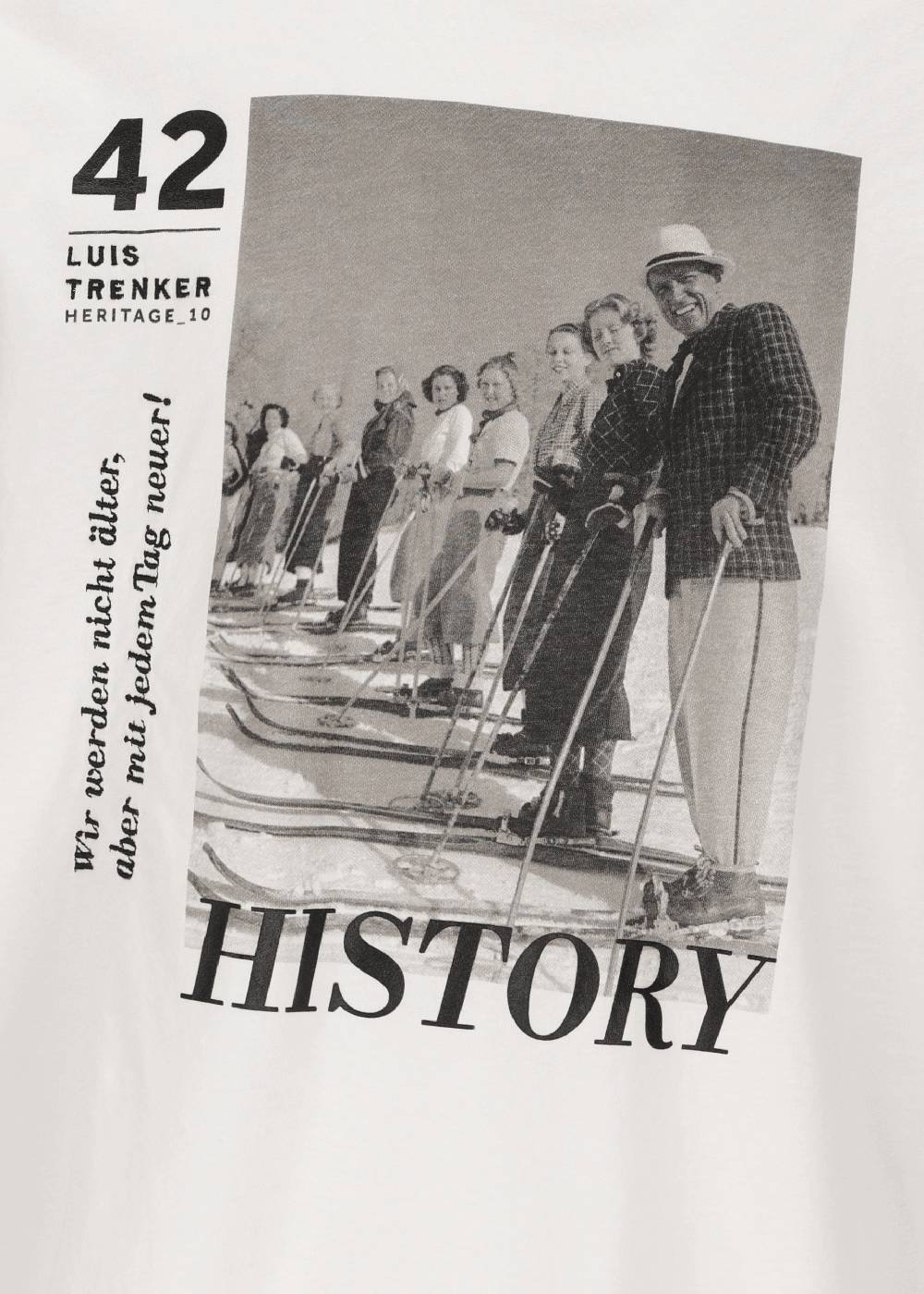 Luis Trenker T-shirt con motivo Heritage modello Luluis Fino Al -60%