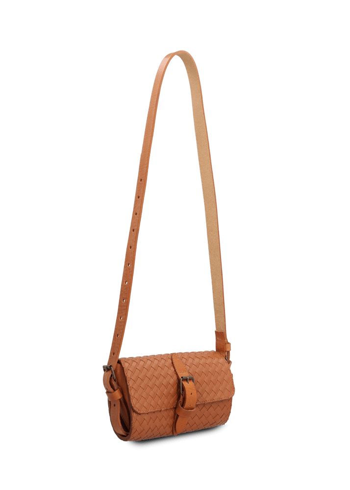 Luis Trenker Marsupio in pelle intrecciata modello Lurenee Promozione