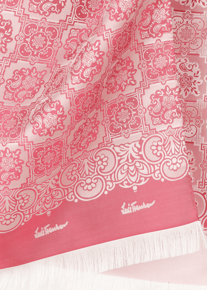 Luis Trenker Sciarpa in seta jacquard modello Lufranzi Sottocosto