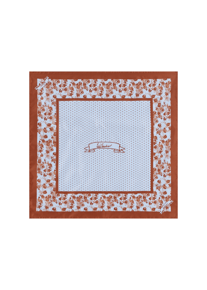 Luis Trenker Foulard in seta con stampa modello Lufinley Offerta