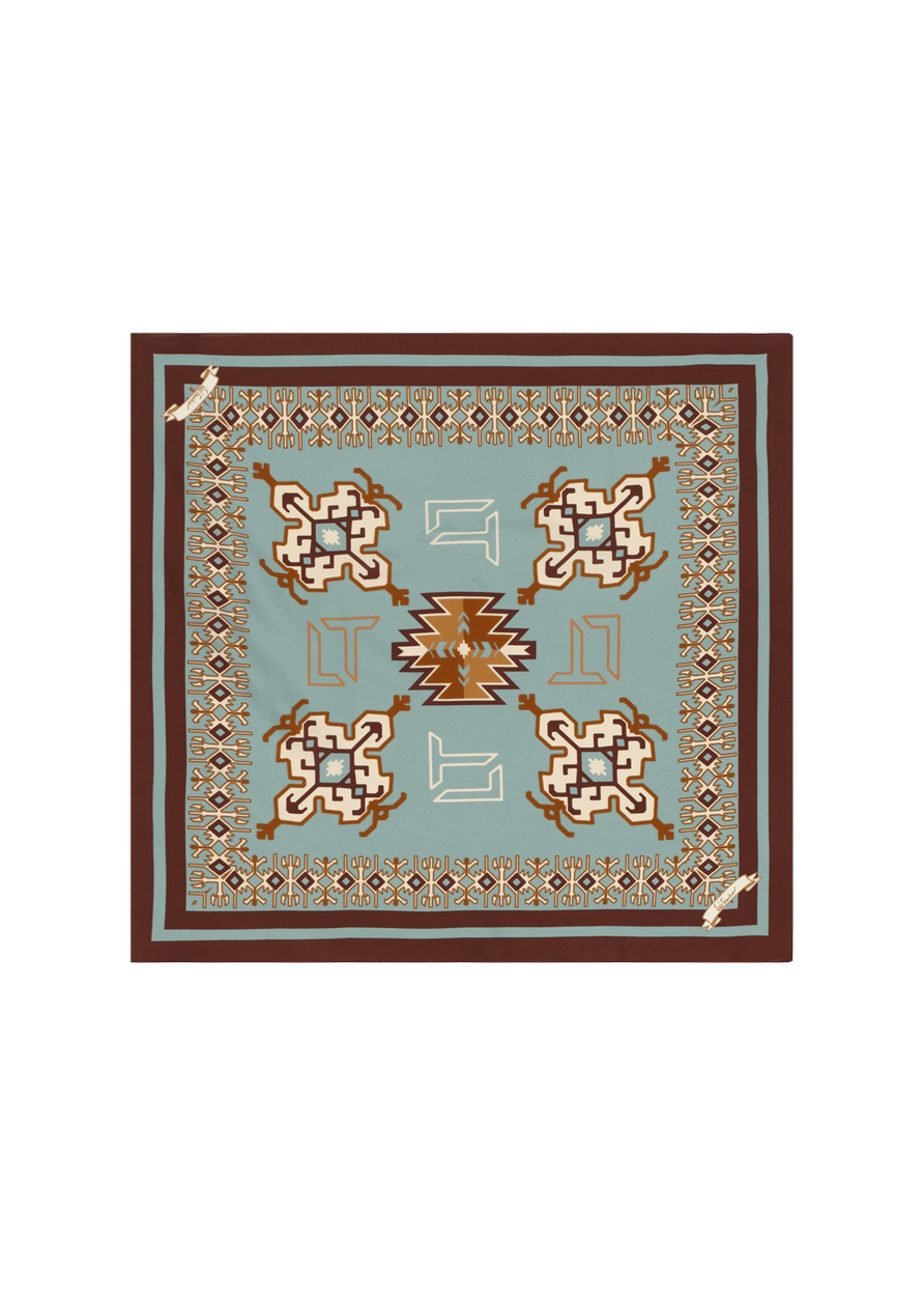 Luis Trenker Foulard di seta modello Lufrancara Offerte