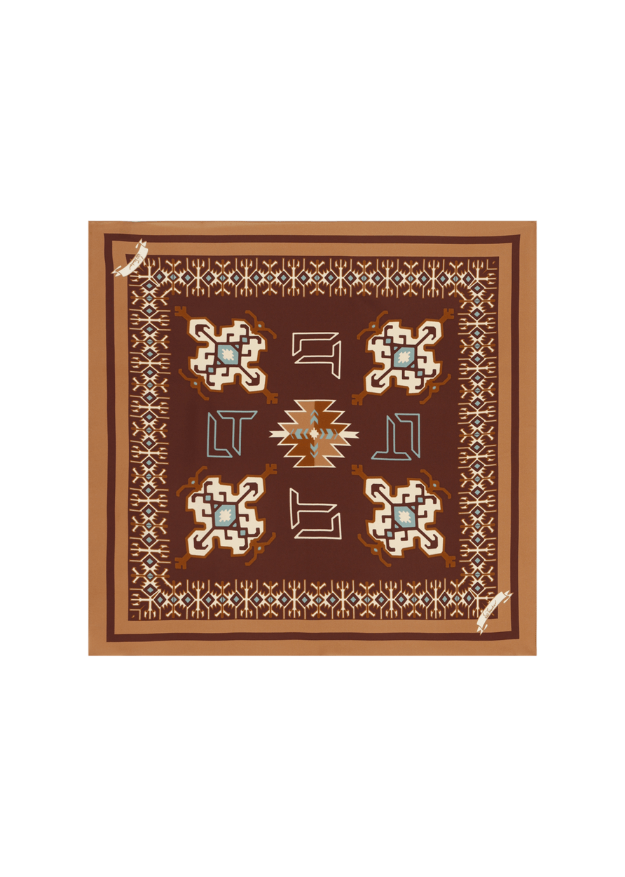 Luis Trenker Foulard di seta modello Lufrancara Hotsell