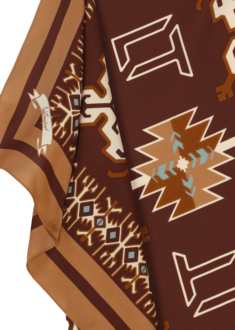 Luis Trenker Foulard di seta modello Lufrancara Hotsell