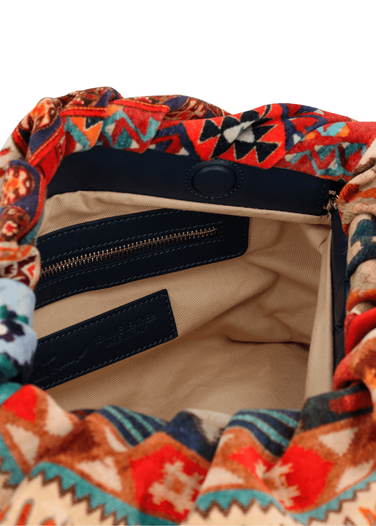 Luis Trenker Clutch in velluto modello Luposch Convenienza