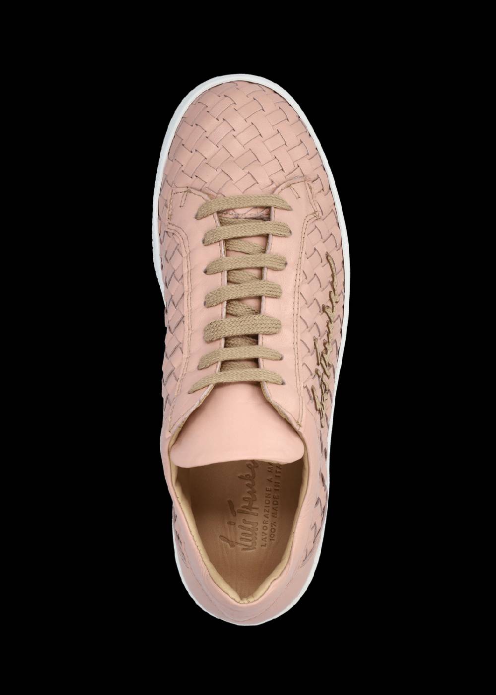 Luis Trenker Sneaker in pelle intrecciata modello Lupintras In Saldo