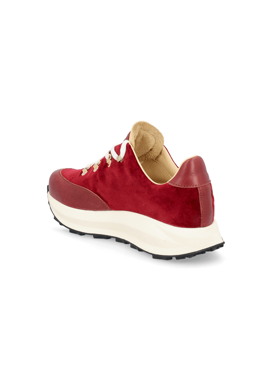 Luis Trenker Sneakers in velluto e pelle modello Luleandra Italy