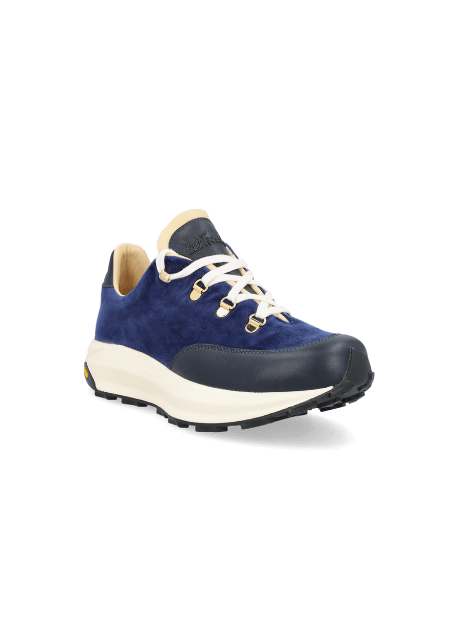 Luis Trenker Sneakers in velluto e pelle modello Luleandra Italia