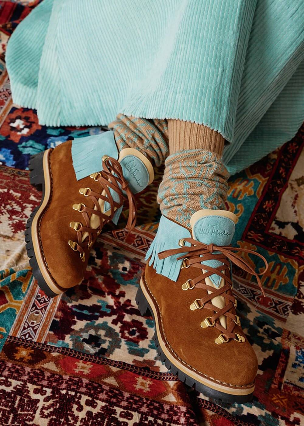 Luis Trenker Scarpa stringata in in pelle scamosciata modello Lupaolina In Linea