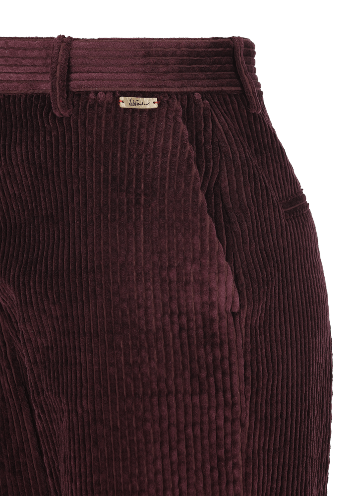 Luis Trenker Pantaloni chino in velluto a coste modello Luloraine Consegna Veloce
