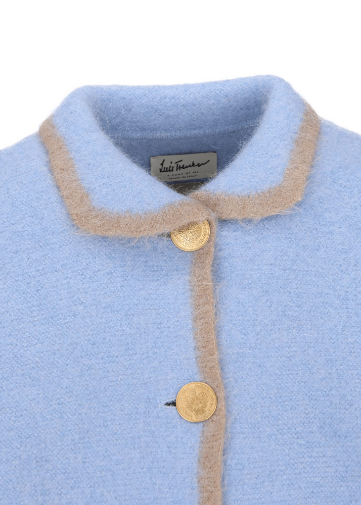Luis Trenker Giacca in lana cotta modello Luandrea Saldi Di Fabbrica