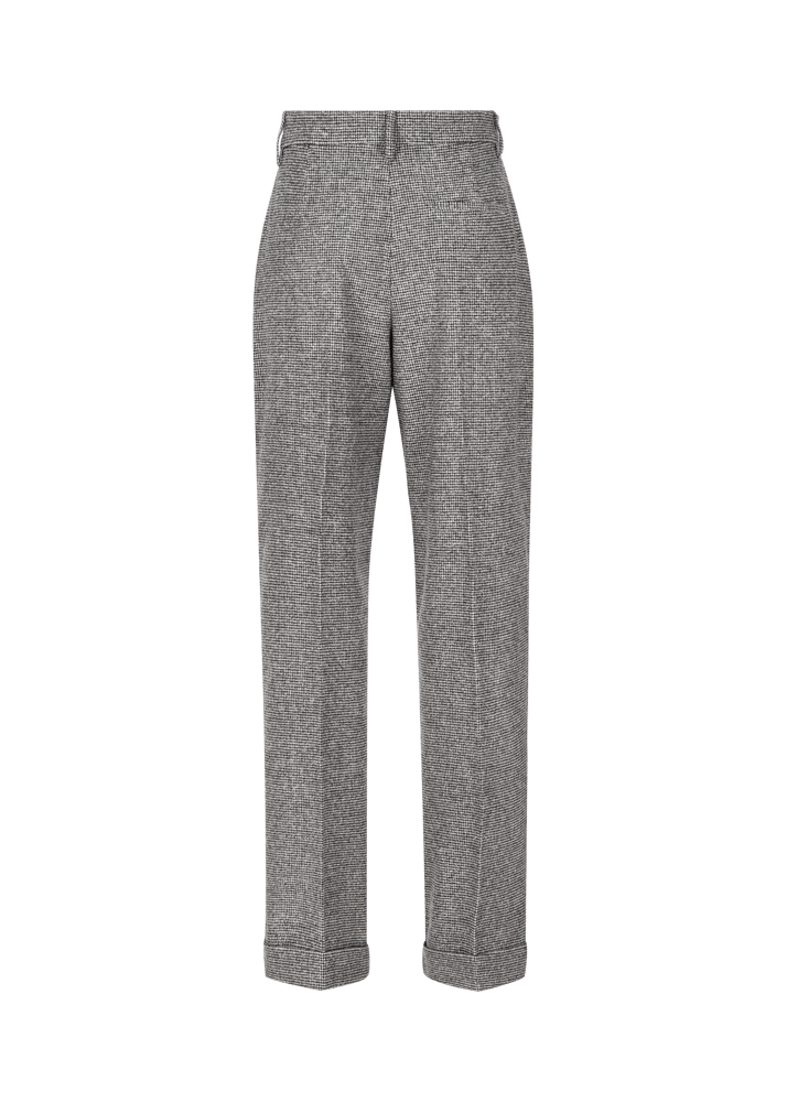 Luis Trenker Pantaloni in misto lana con motivo pied-de-poule Lularina Spedizione Gratuita