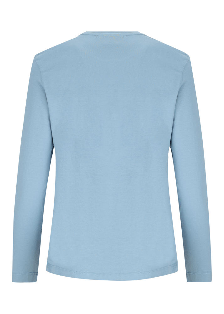 Luis Trenker Maglia a maniche lunghe con scritta "Bergfreundin" Saldi