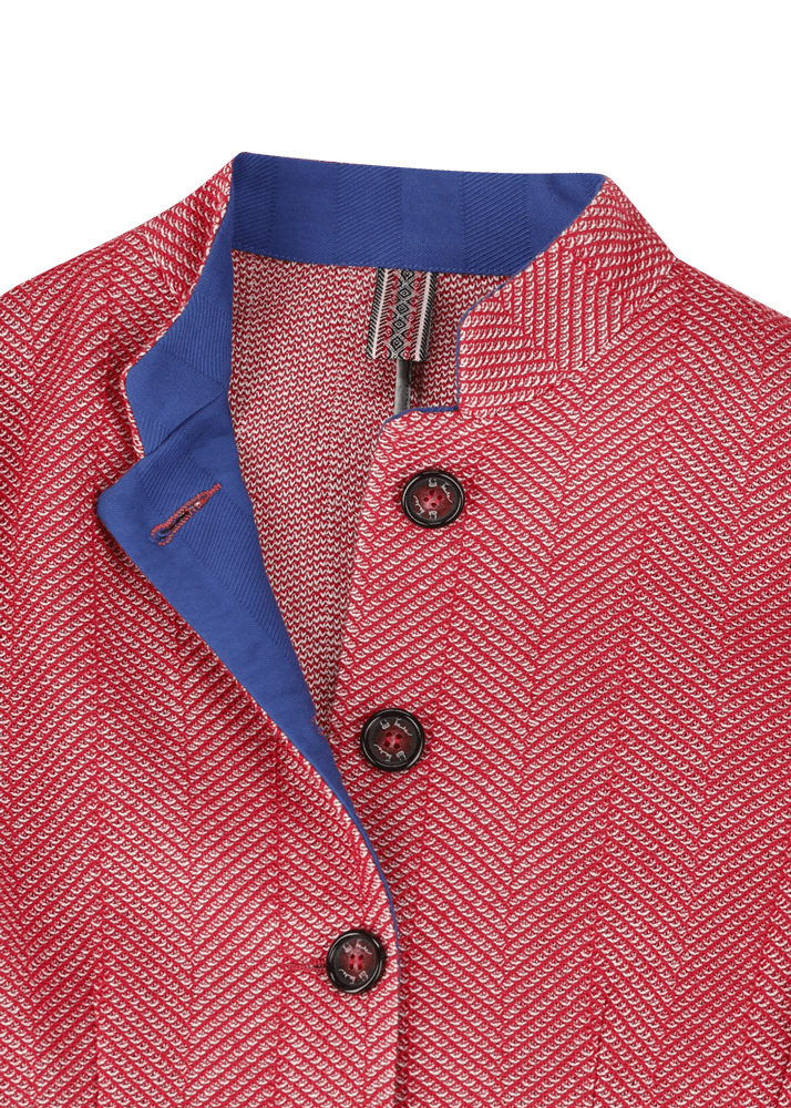 Luis Trenker Blazer con motivo a spina di pesce modello Luranda Shopping Online