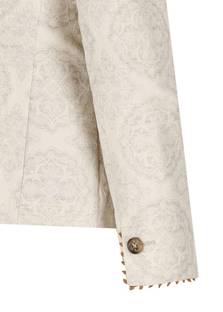 Luis Trenker Blazer in tessuto jacquard con motivo floreale modello Luranda In Linea