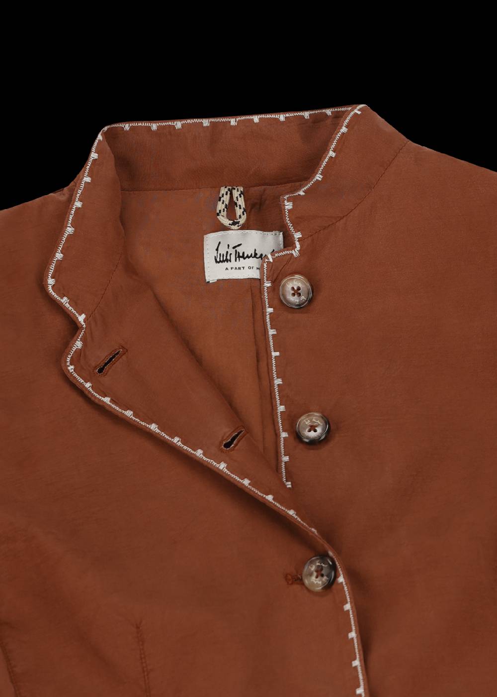 Luis Trenker Blazer in misto seta e cotone modello Luranda Vendita