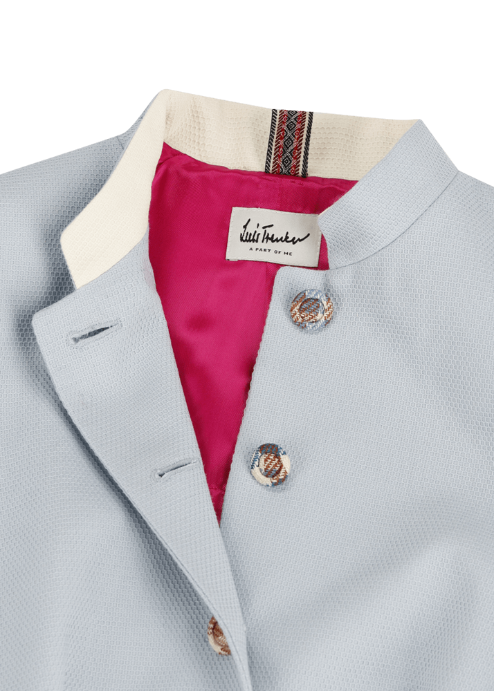 Luis Trenker Blazer in piqué di cotone elasticizzato modello Lurosina Soddisfazione Garantita
