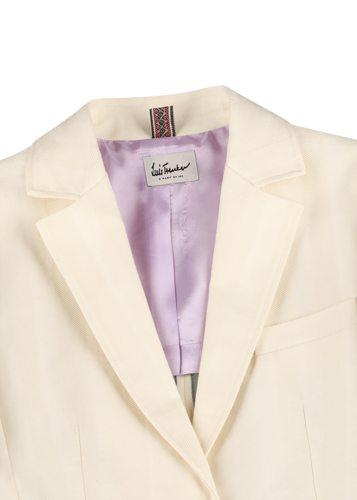 Luis Trenker Blazer monopetto con bottone singolo in tessuto strutturato modello Luregina Consegna Veloce