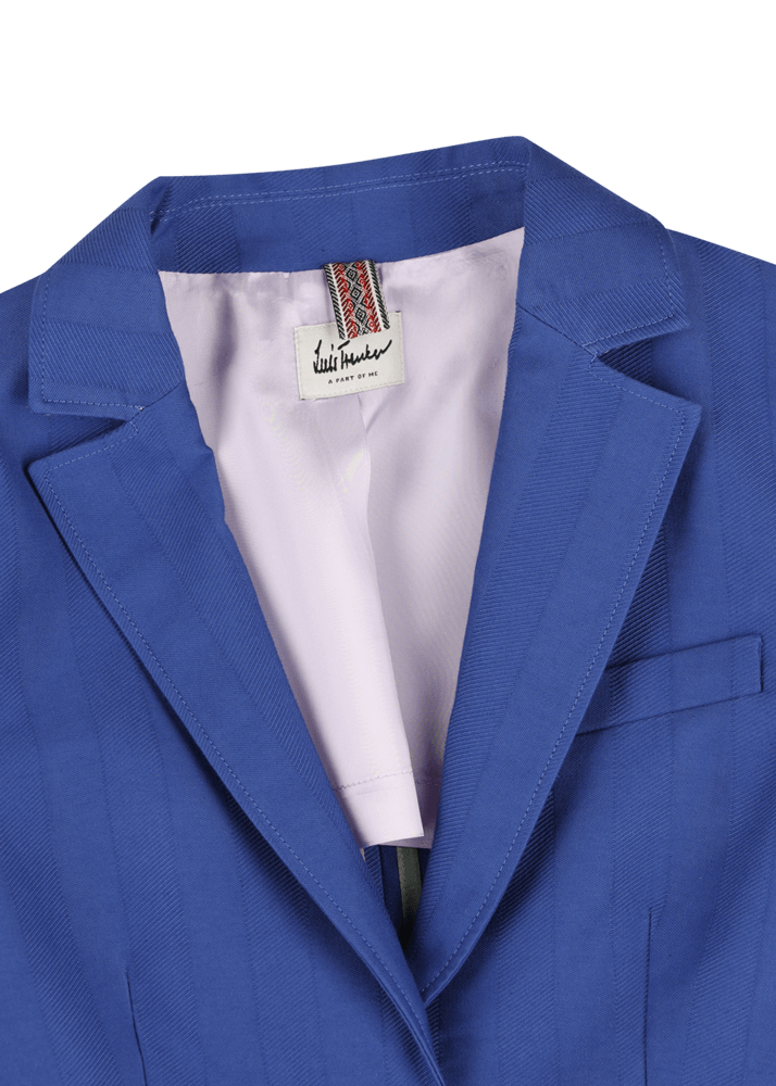 Luis Trenker Blazer monopetto con bottone singolo in tessuto strutturato modello Luregina Promozione Limitata