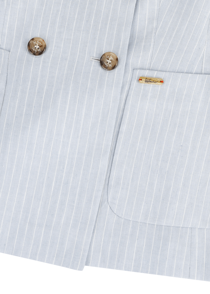 Luis Trenker Blazer doppiopetto con motivo gessato modello Luscilla Shopping Online