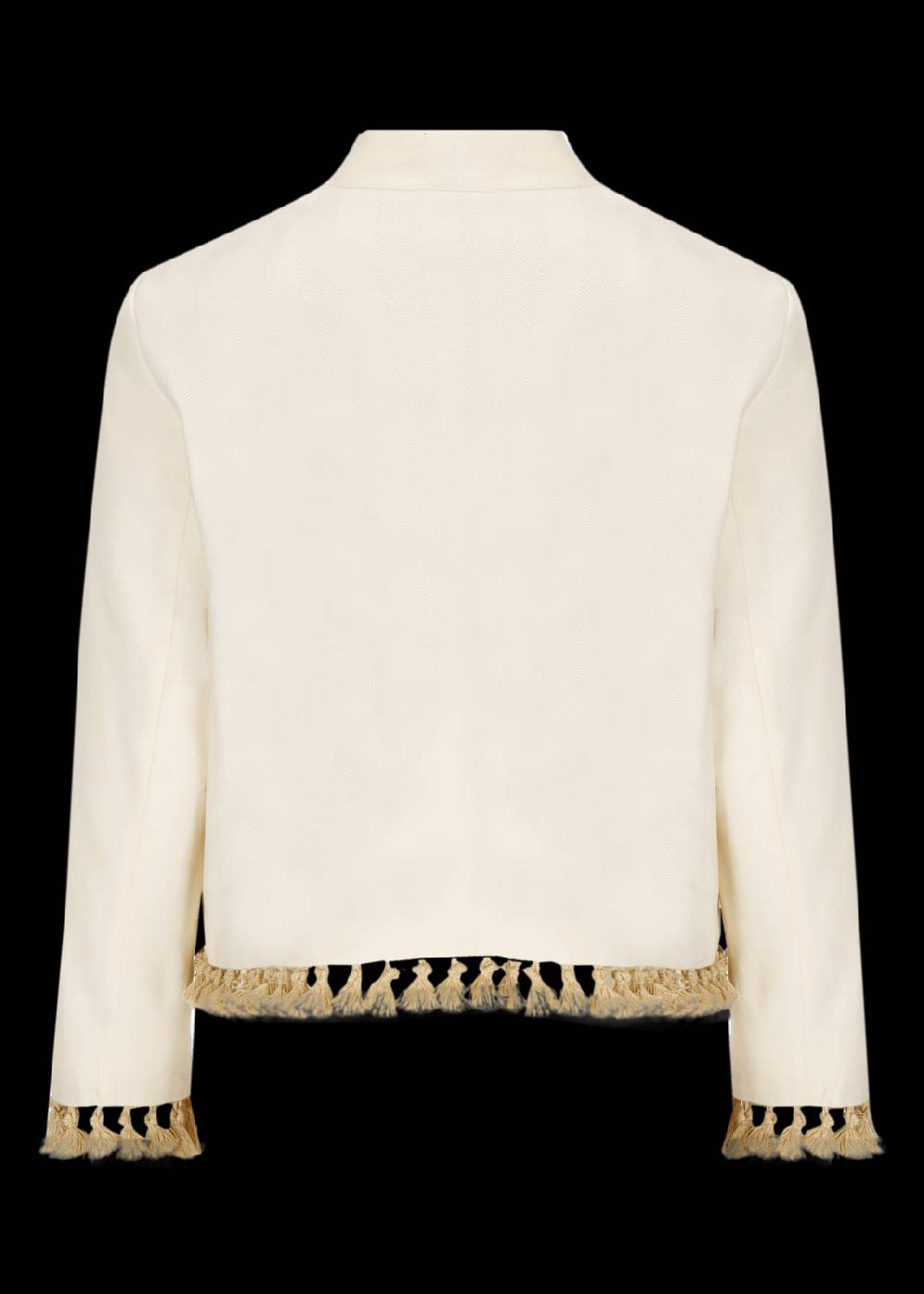 Luis Trenker Blazer corto con ricami e pompon modello Lurachele Prezzo Ridotto